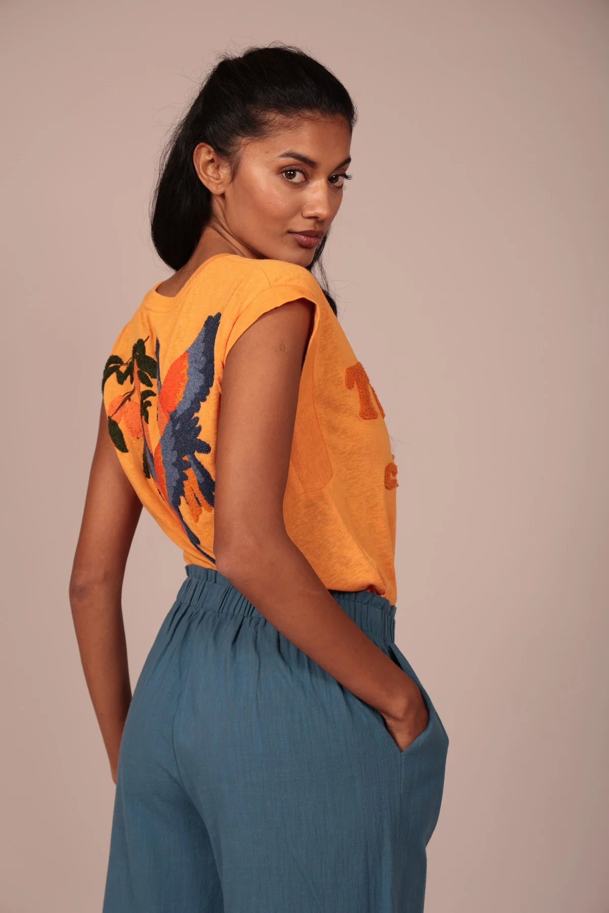 CAMISETA MANGA CORTA TROPICAL CHARM TG505 - Image 3