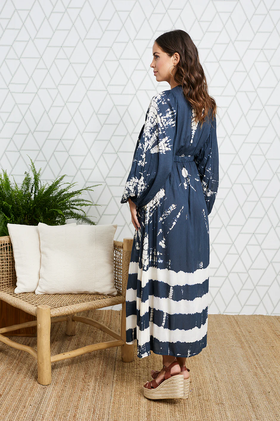 Vestido largo Butterfly -Gallipoli TIE DYE TD43 - Image 6