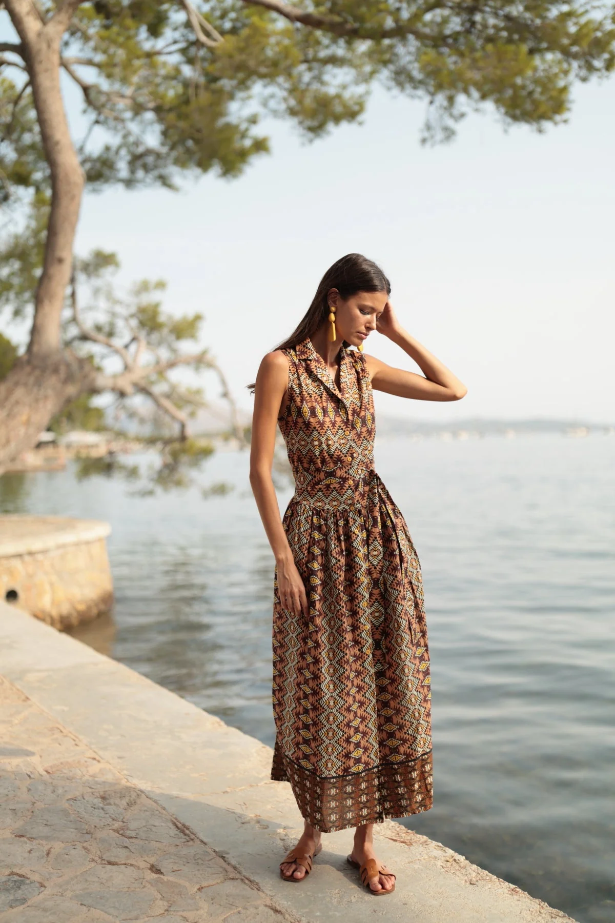 VESTIDO LARGO ETNIA PE810 - Image 3