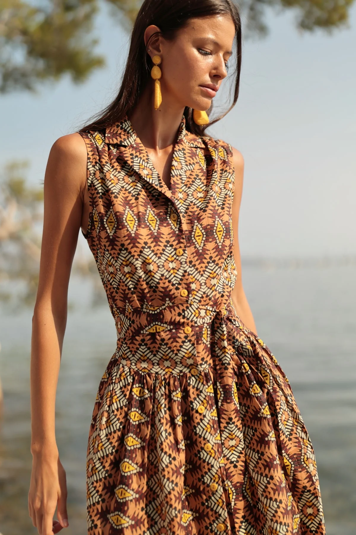 VESTIDO LARGO ETNIA PE810 - Image 4